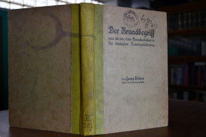 Der Brandbegriff und die unechten Brandschäden ...