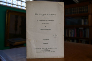 The League of Nations. A Summary of its organiz...