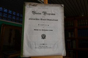 Viertes Programm des k.k. akademischen Staats-G...