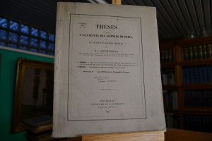 Theses presentees a la Faculte des Sciences de ...