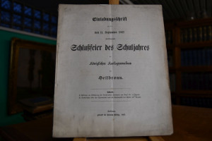 Einladungsschrift zu der den 11. September 1867...