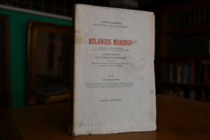 Melanges Marengo. Teil 1(Teil 2 nicht erschienen).