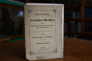 Verfassung des deutschen Reiches nebst dem Reic...