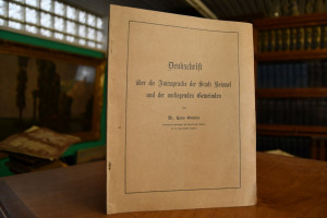 Denkschrift über die Amtssprache der Stadt Brüs...