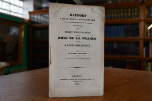 Rapport fait au conseil représentatif au nom de...