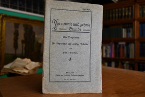 Die neunte und zehnte Stunde. Ein Programm für ...