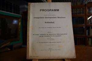 Programm des Königlich Württembergischen evange...