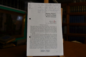 Hunting Witches A Survey of some recent literat...