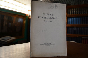 Smärre Utredningar 1951 - 1954.