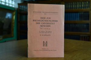 Rede zur Reichsgründungsfeier der Universität M...