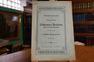 Verzeichniss der Compositionen von Johannes Bra...