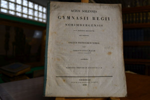 Actus solennes Gymnasii Regii Norimbergensis D....