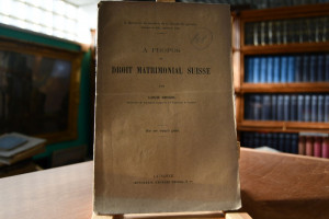 A propos de droit matrimonial Suisse.