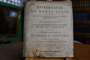 Dissertatio de mensa solis qua praemissa novi c...