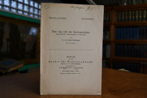 Über das Gift der Sarkosporidien. Experimentell...