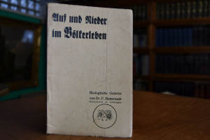 Auf und Nieder im Völkerleben. Biologische Gese...