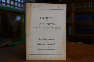 Kärntens Stellung in der deutschen Geschichte.