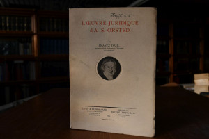 L`oeuvre juridique d`A. S. Örsted.
