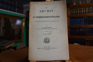 Das Archiv der k.k. steiermärkischen Statthalte...
