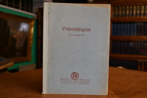 Soforthilfegesetz vom 8. August 1949.