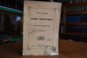 Das Recht der deutschen Schutzherrlichkeit. Ein...