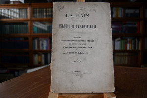 La paix considéré comme berceau de la chevaleri...