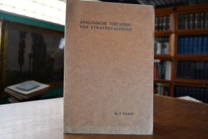 Analogische Toepassing van Strafbepalingen.