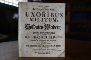 Dissertatio ad l[egem] temporalibus Cod. de uxo...