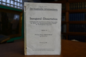 Der französische Arbeitsnachweis.