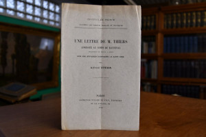 Une lettre de M. Thiers adresse au Comte de Ray...