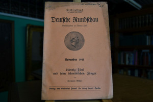 Ludwig Tieck und seine schwäbischen Jünger.