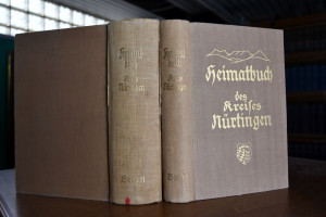 Heimatbuch des Kreises Nürtingen. Bände 1+2 (ko...