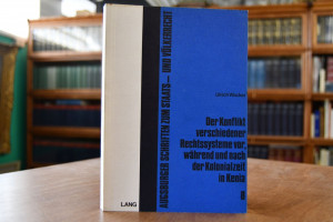 Der Konflikt verschiedener Rechtssysteme vor, w...
