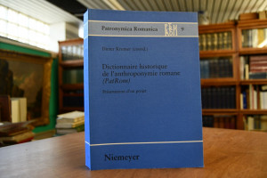 Dictionnaire historique de l`anthroponymie roma...
