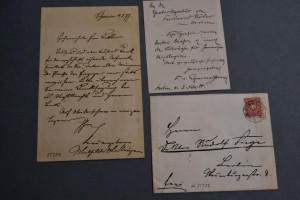 Einseitiger, handschriftlicher Brief der österr...