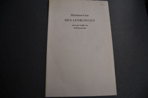 Den Lehrlingen. Mit einer Grafik von Rolf Sauer...