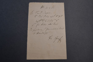 Handschriftliches Rezept des Münchner Mediziner...
