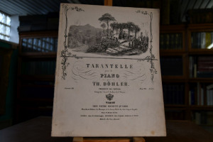 Tarantelle pour le Piano par Th. Döhler. Oeuvre...