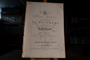 The celebrated Overture to the Opera Il Tancred...