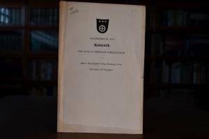 Voraussetzungen und Verlauf der romantischen Be...