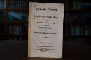 Aktenmäßige Darstellung der im Königreiche Würt...