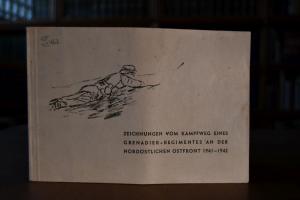 Zeichnungen vom Kampfweg eines Grenadier-Regime...
