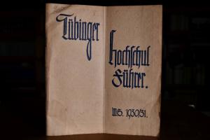 Tübinger Hochschulführer Wintersemester 1930/31.