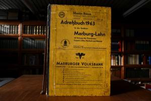 Adreßbuch 1963 für den Stadtkreis Marburg-Lahn ...