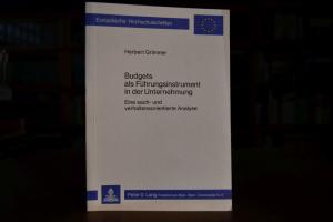 Budgets als Führungsinstrument in der Unternehm...