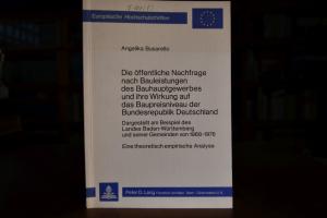 Die öffentliche Nachfrage nach Bauleistungen de...