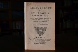 Panégyrique de Saint Louis, Roi de France. Pron...