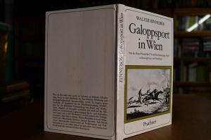 Galoppsport in Wien. Von der Prater Hauptallee ...