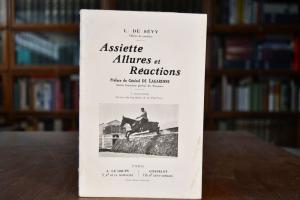 Assiette, allures et réactions.