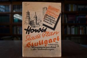 Howis Stadtplan Stuttgart mit vollständigem Str...